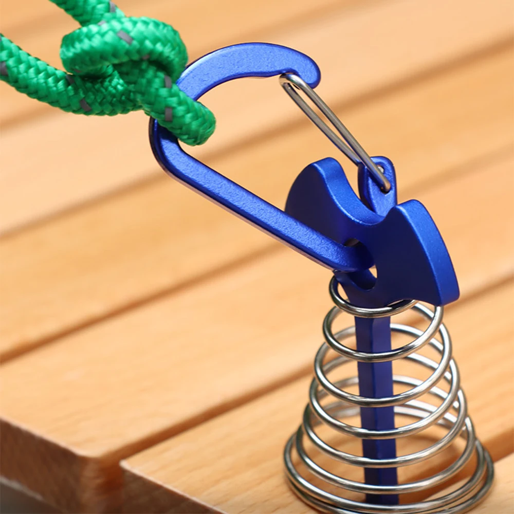 4 pcs outdoor camping fish bones, ground nails, buckles, wooden deck gaps, fixing nails, spring tents, wind rope hooks