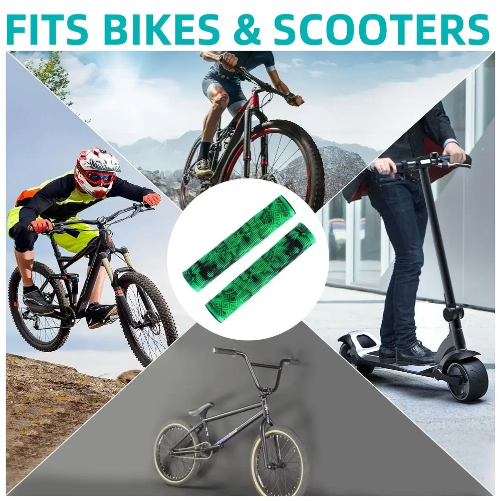 Puños de goma antideslizantes Longneck para manillar de bicicleta - imagen 4