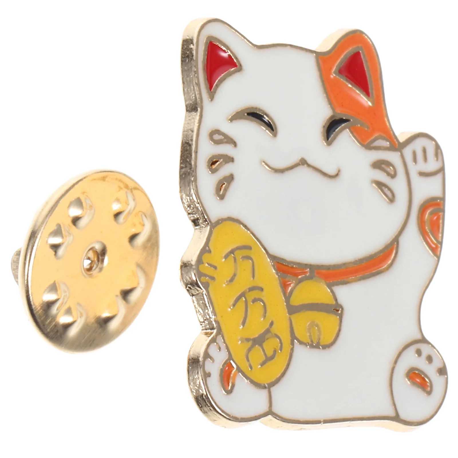 

Cartoon Cat Brooch Japanese Style Pins for Jackets Zinc Alloy Fashion Accessories Durable Cartoon Fortune Cat