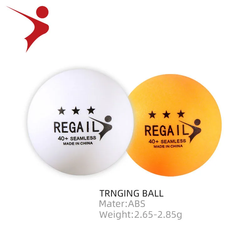 Regail's best-selling double suction card 6-pack table tennis single suction card ABS new material training table tennis