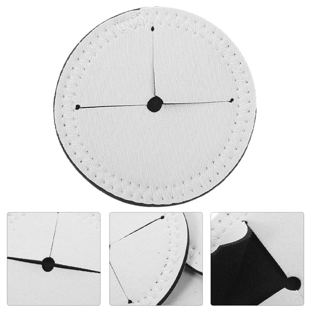 

5Pcs Round Blank Coasters for Wine Glasses DIY Sublimation Heat Transfer Cup Mats Drink Insulators Table Bar Home Party