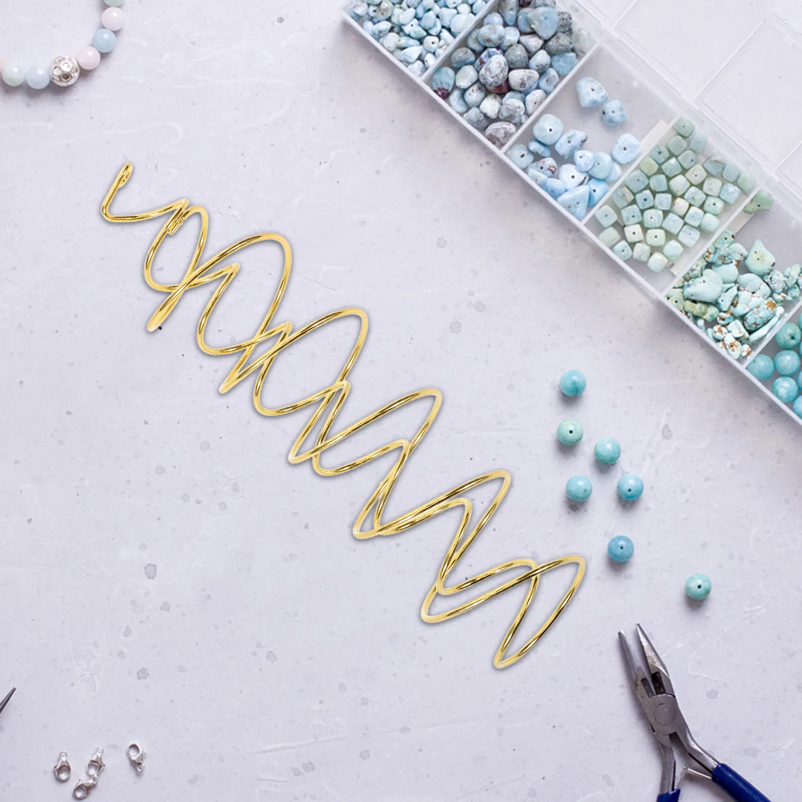 Metal Dreamcatcher Frame Spiral Ring DIY Craft Windchime Spiral Frame Decorative Hoop for Home Party