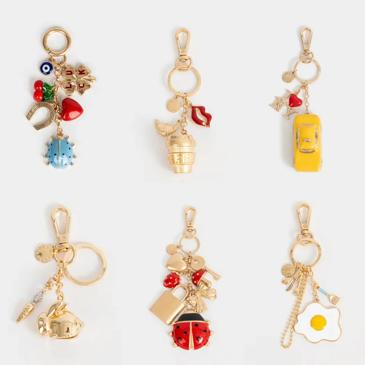 

Fashion Trendy 3D DIY Insect Ocean Sea Chili Pepper Series Bag Charm Keychain Pendant Handmade Accessories Jewelry Gifts