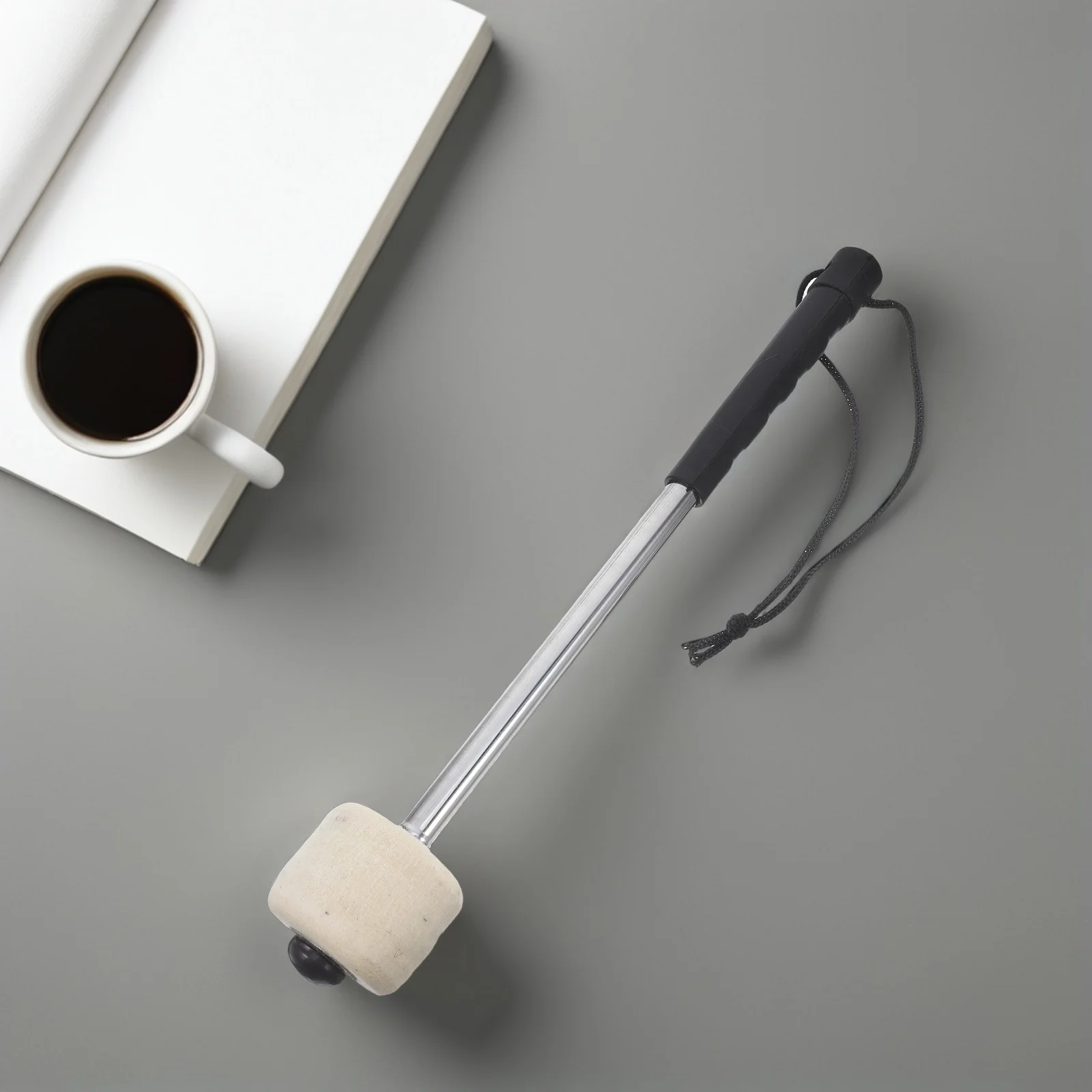 

4pcs Marching Bass Drum Mallets Steel Drumsticks Heavy Duty Percussion For Band Stage Performance Music Instrument Felt Head