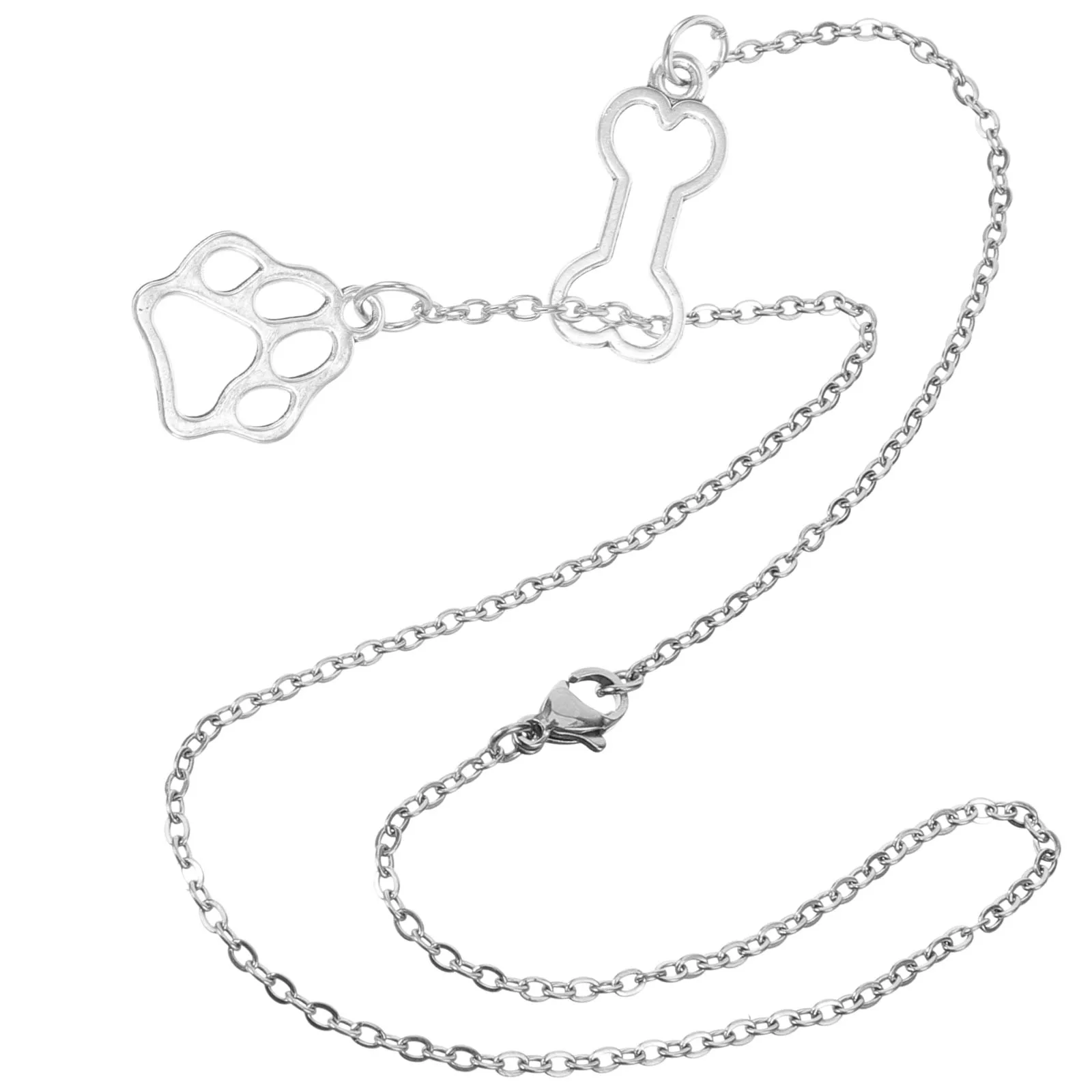 

Pet Necklace Cartoon Pendant Alloy For Dog Jewelry Prop Shaped ing Necklaces