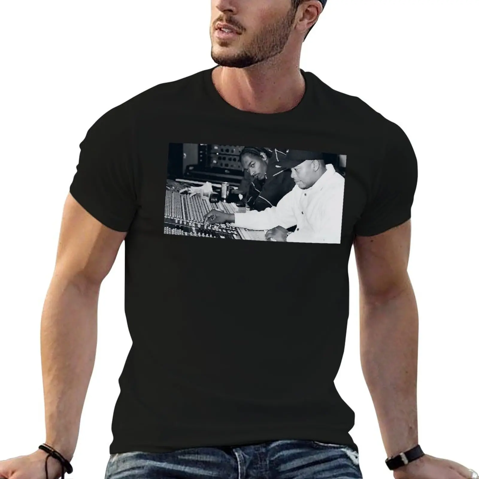 Camiseta Dr. Dree Snop Dog, camiseta de algodão 100% algodão, camiseta masculina 100% algodão com estampa gráfica.