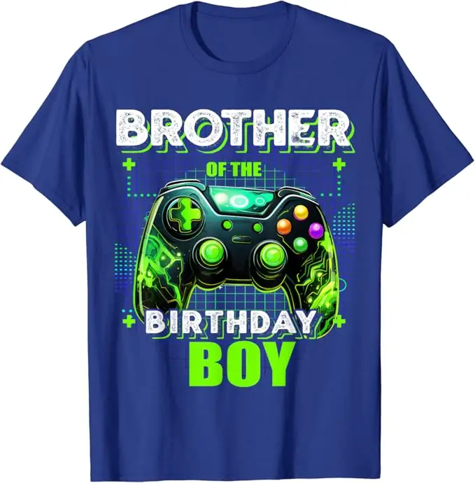 Cousin,Brother,Sister of The Birthday Boy Matching Video Game Birthday T-Shirt Humor Funny Gamer Graphic Tee Sons Daughters Gift