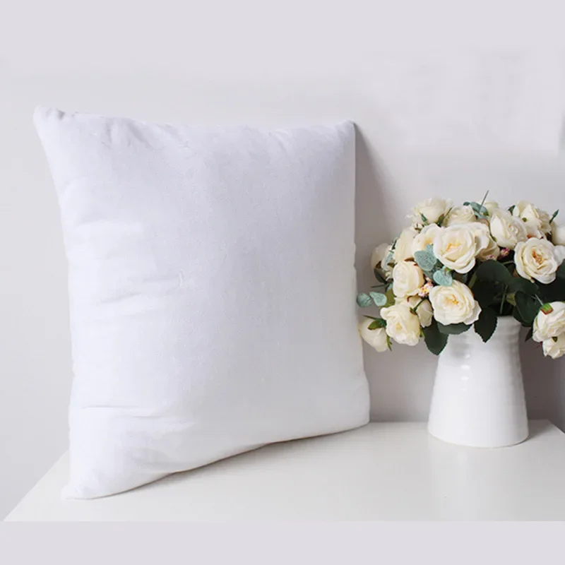 كيس وسادة من نسيج البوليستر الأبيض يمكن أن يرتفع غطاء وسادة السرير المنزلي