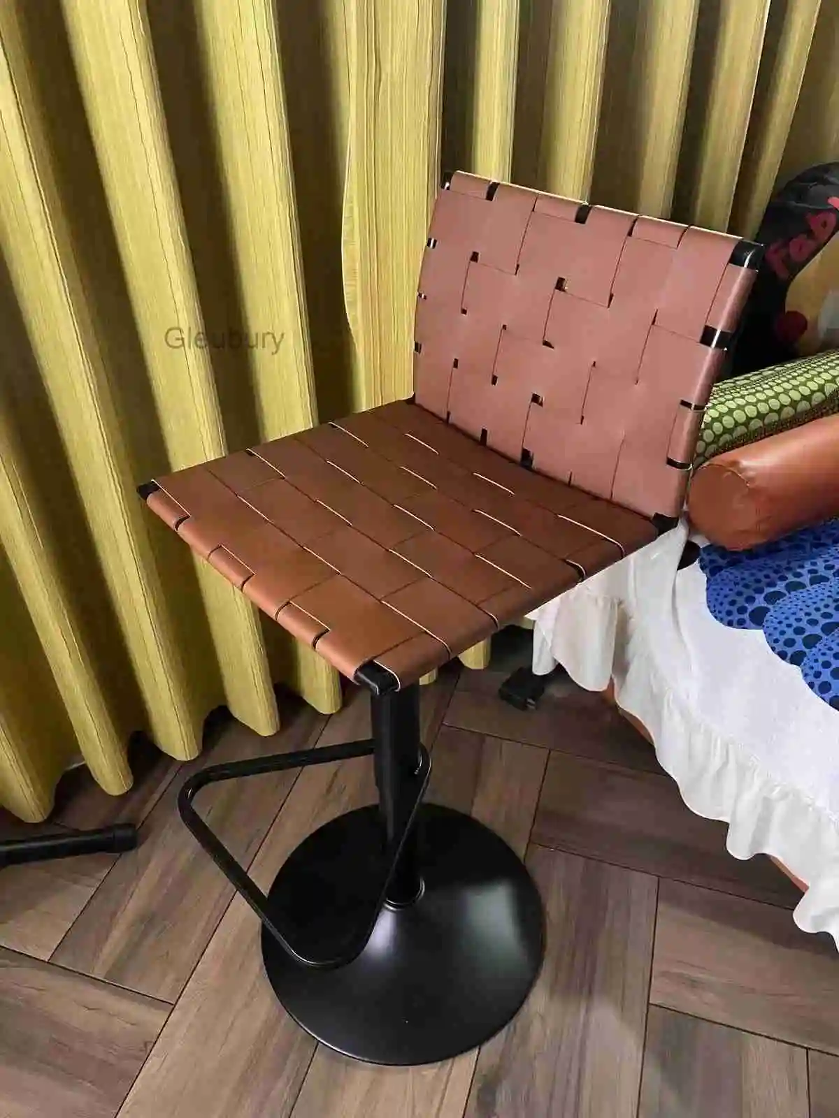 Home Chairs Italian Restaurant Lift Bar Chair Modern Simple Wrought Iron Backrest Bar Chairs Home Island High Stools