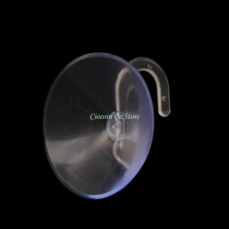 X90F Suction Cup Hooks 10Pcs Transparent Heavy Duty Cookware Pot Lid Storage