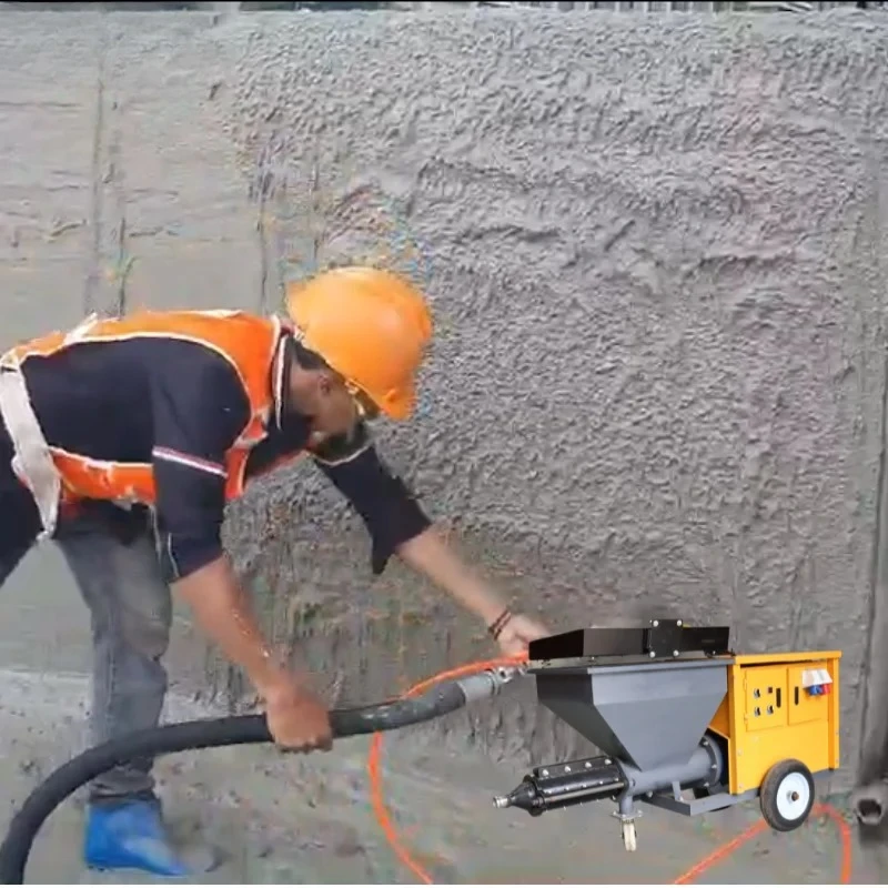 

Factory Supply Electric 220v 380v Automation Cement Mortar Sprayer Concrete Mortar Spraying Machine Long Warranty 1 Year