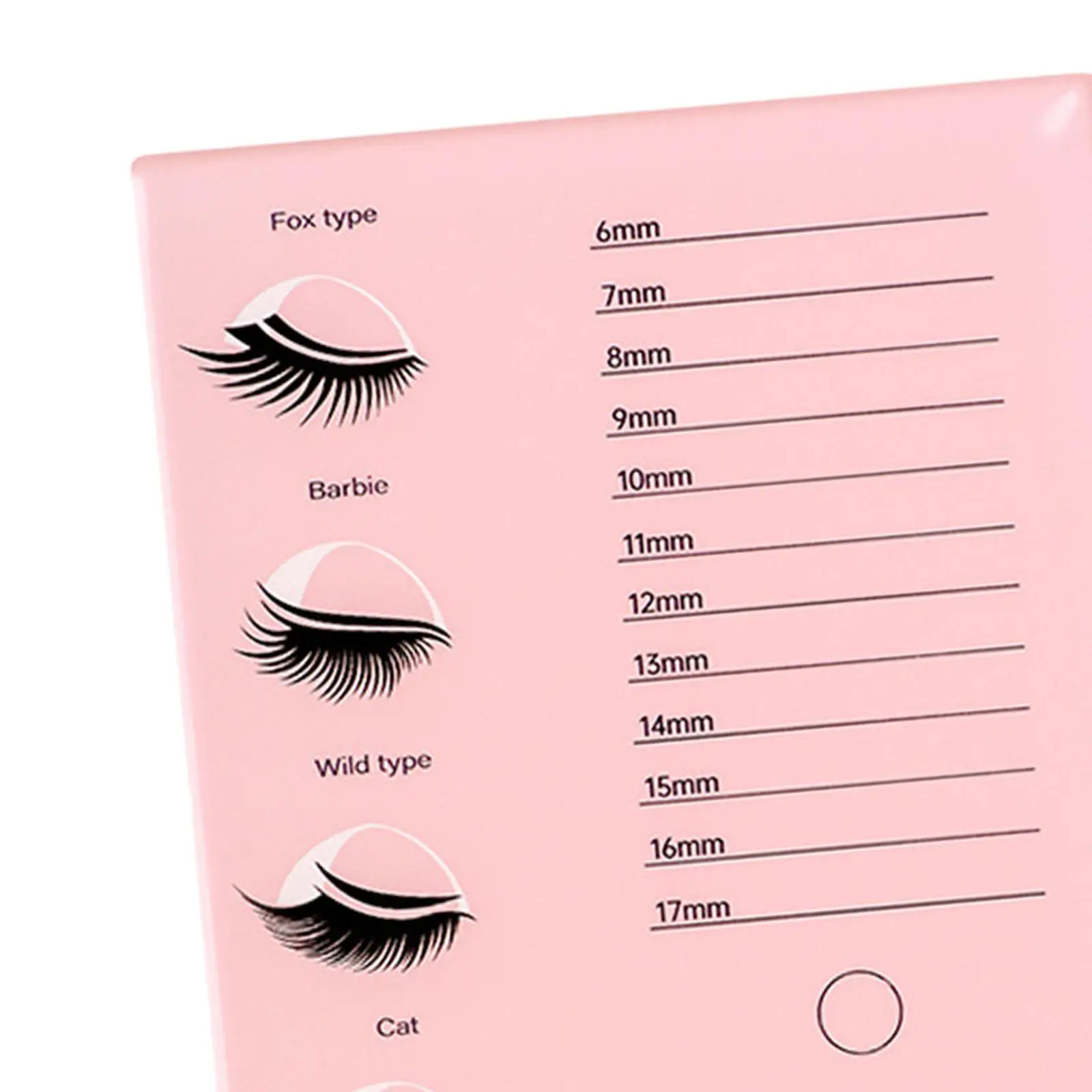 Lash Extension Tray Acrylic Eyelash Palette Scale Board Reusable Eyelash Accessories Tools for Salon and Home Application