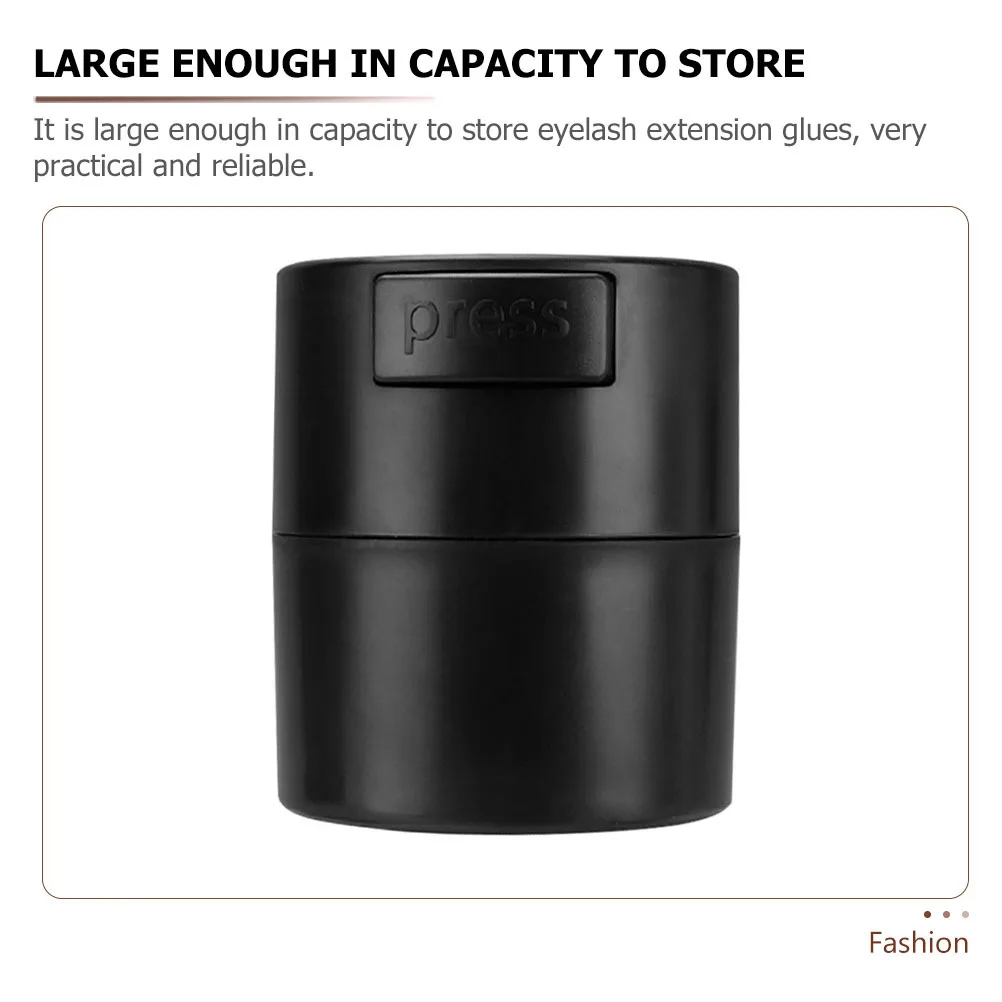 علبة غراء الرموش، خزان ختم قوي، حرفية دقيقة، خدمة طويلة وعاء غراء الرموش في الصالونات #5