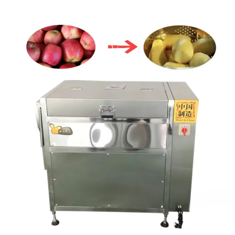 Commercial vegetable and onion peeling machine, cleaning brush, ginger slice, potato cleaning and peeling machine