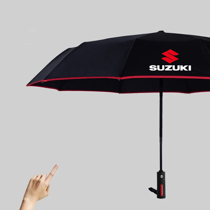 Car Automatic Folding Windproof Sunshade Umbrella For Suzuki S-Cross Swift SX4 Vitara Jimny Grand-Vitara Ciaz Celerio Alto Lgnis - Image 2