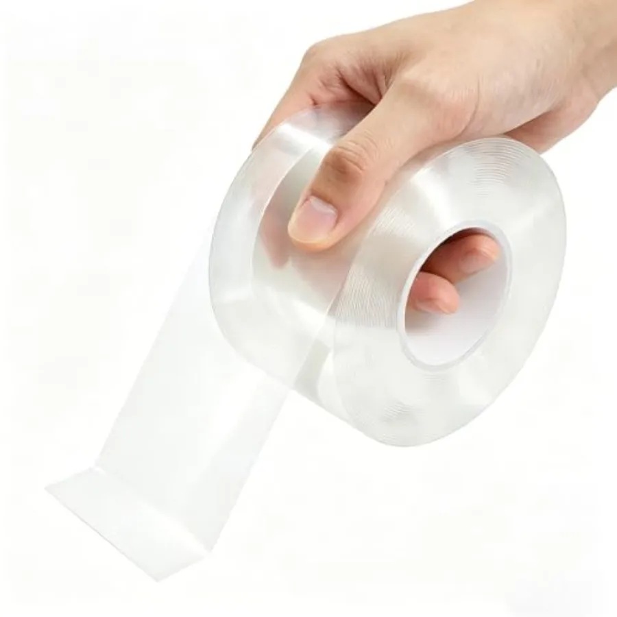 

Residue-Free Transparent Window Weather Sealing Tape, 20-Mil Extra Thick Insulation Tape for Winter, Strong Adhesive Weather St
