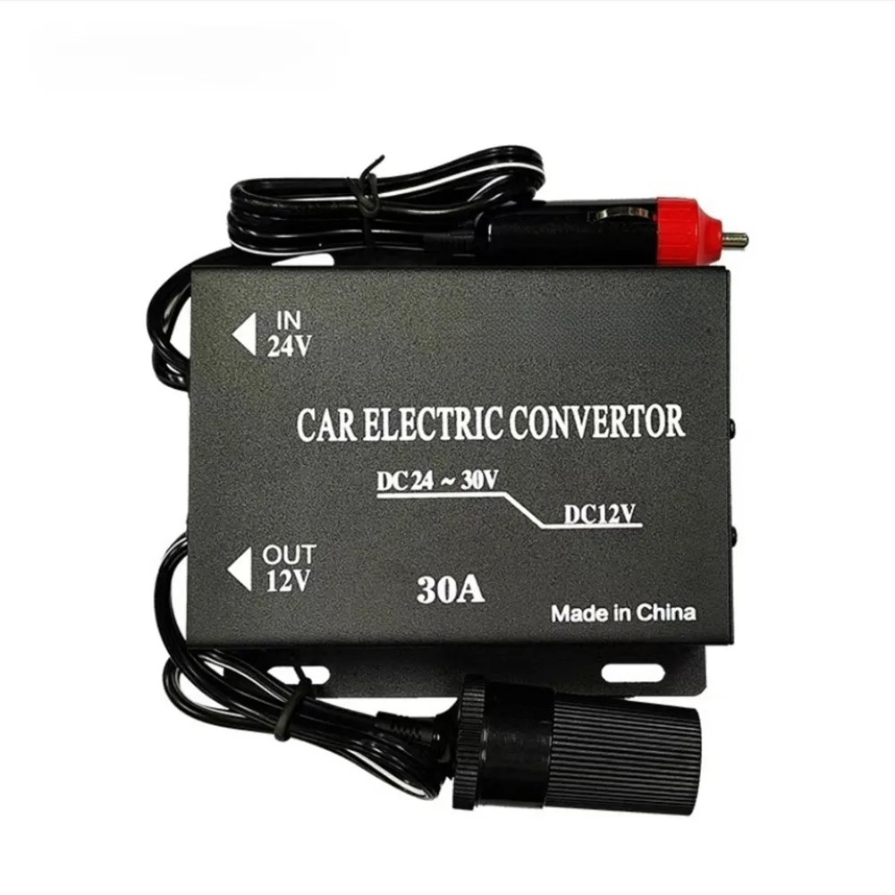 12V To 24V Power Adapter Vehicle Power Module 24V-12V Converter Overload Protection For Car Audio Installation