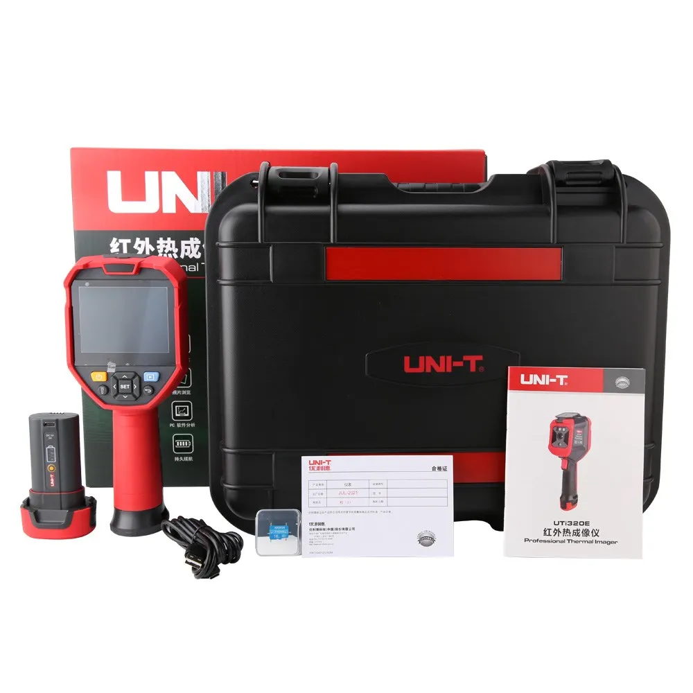 UNI-T UTi320E UTi260E جهاز تصوير حراري بالأشعة تحت الحمراء عالي الدقة كاميرا حرارية محمولة PCB كشف تسخين الأرضية