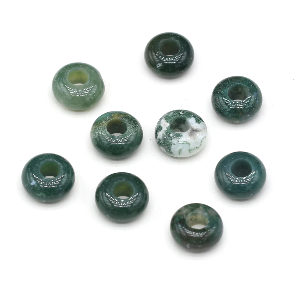 10pc Natural Stone Beads Loose Turquoises Quartz Crystal Loose Spacer Bead for Jewelry Making Diy Necklace Bracelet Accessories