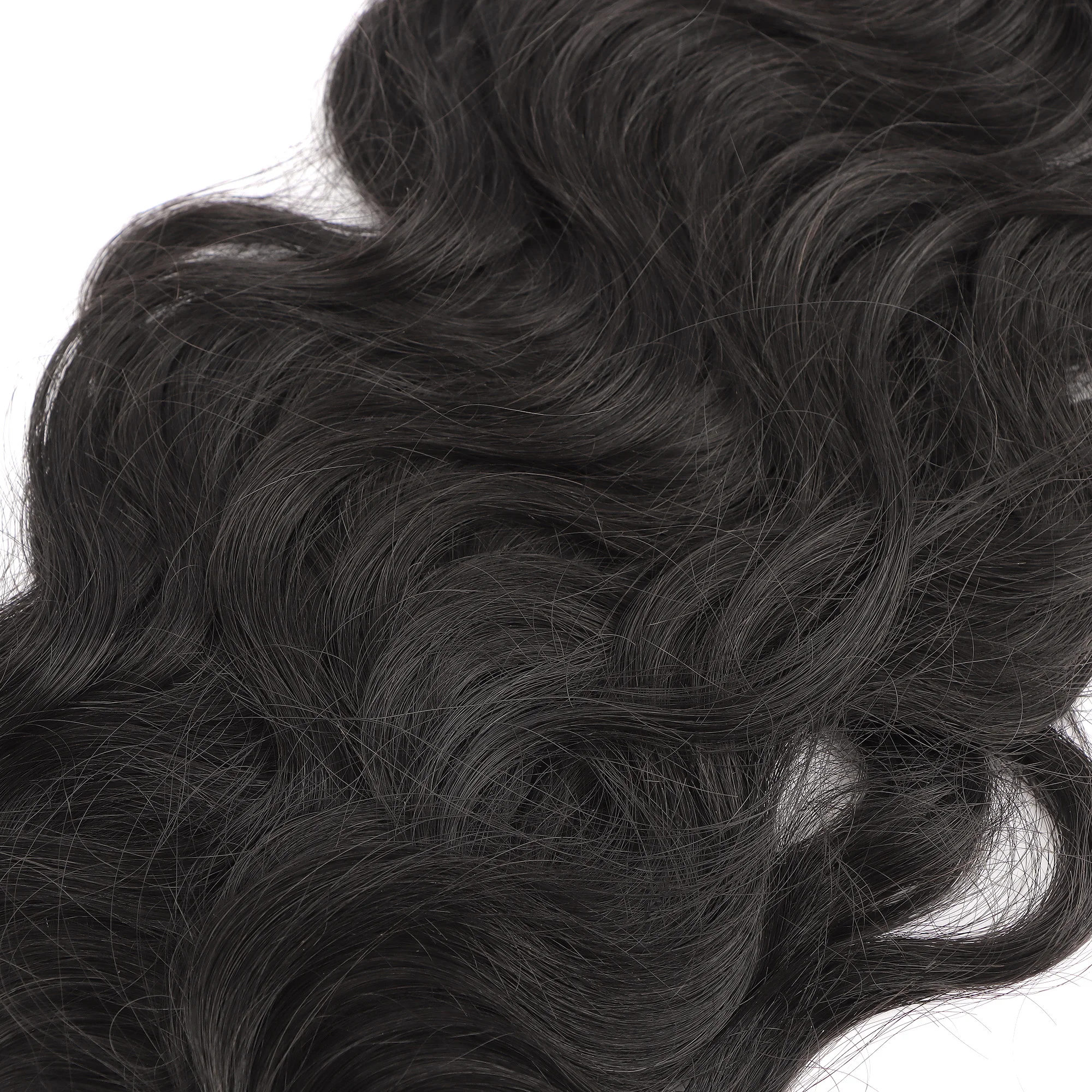 AHVAST natural wave100g clip in weft hair extension natural color human hair 100% virgin hair weft extensions