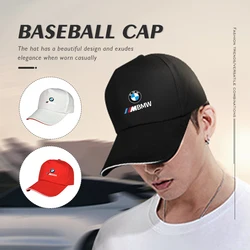 Fashion Car Baseball Cap Man Racing Logo Motorcycle Sport Hat For BMW E87 E70 E91 E30 G20 E92 E93 E60 E46 E90 G30 E53 X1