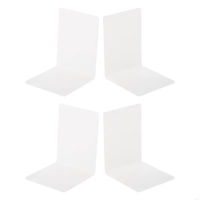 Clear Acrylic Books Stand Transparent Books Holders Display Stand for Displaying Pictures, Cookbooks, Notebooks Bookends 