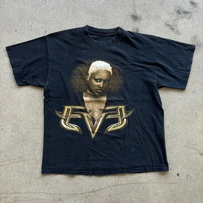 Vtg 2000 Eve Ruff Ryders Let There Be Rap T Shirt Black sz L