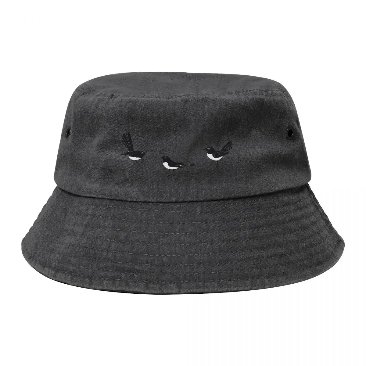 Willy Wagtail (Australian wren) Bucket Hat Fashion Beach Visor Luxury Woman Men's