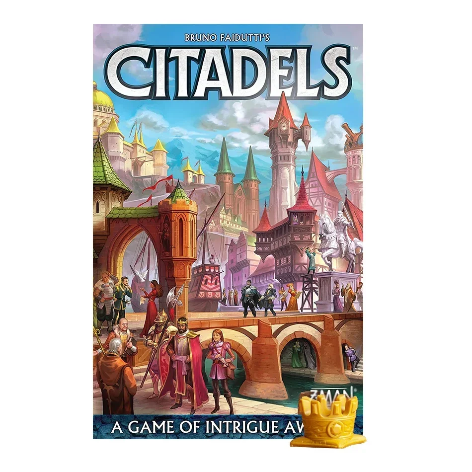 Hot-selling Citadels Revised Edition , Board Game- Master Builder Showdown!  Ages 10+ , 2-8 Players , 30-60 Minutes Playing Time