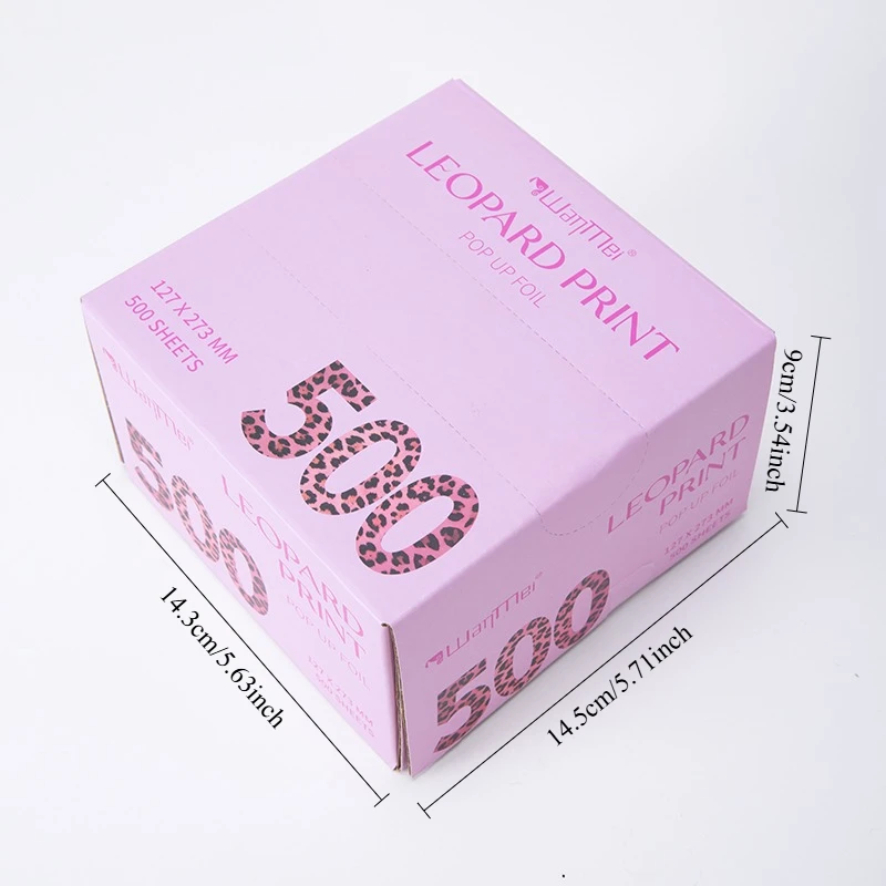 Leopard Print Hair Foil Sheets for Coloring
