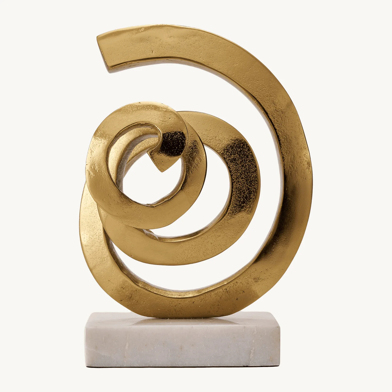 Retro And Modern Interwoven Swirling Ring Desktop Sculpture Villa Model Room Desktop Soft Decoration Sculpture