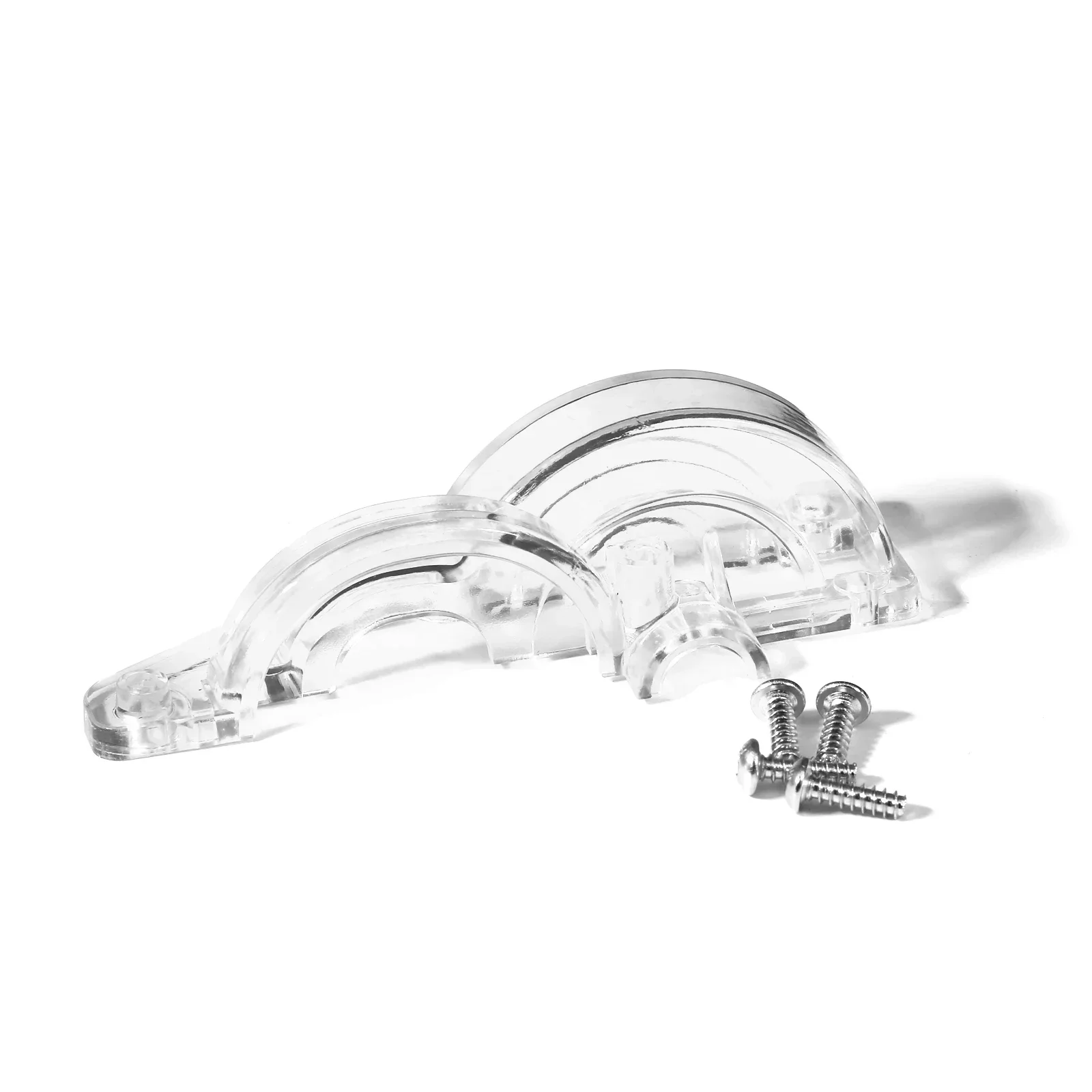 Transparante pc-versnellingsbakafdekking voor en achter voor Tamiya TT02 1/10 RC auto – doe-het-zelf-upgrade, duurzame en eenvoudige installatie