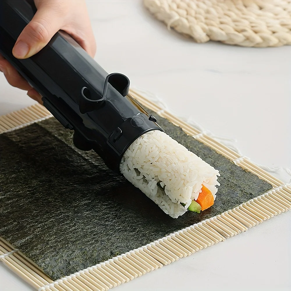 Juego de 2 Moldes de Plástico para Sushi con Rayas, Herramienta Práctica para Hacer Bolas de Arroz para Sushi, Apto para