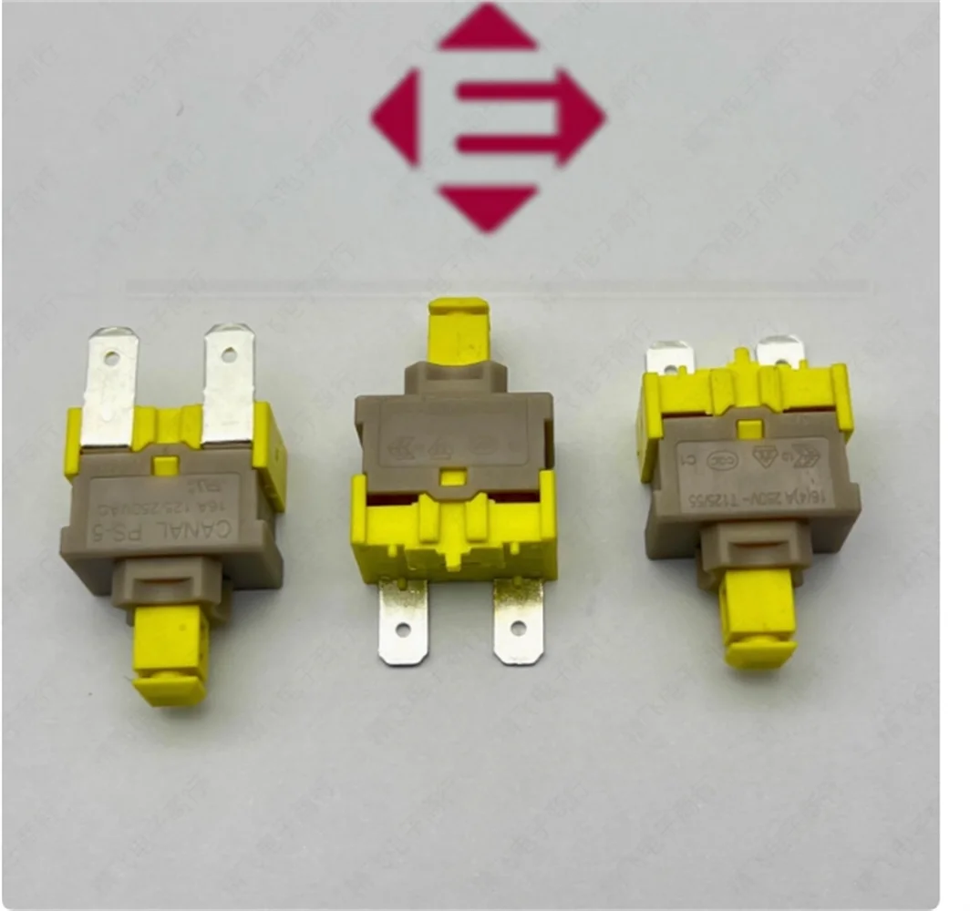 2 PCS PA512C imported US E-Switch self-locking switch 2-pin dishwasher vacuum cleaner power button switch