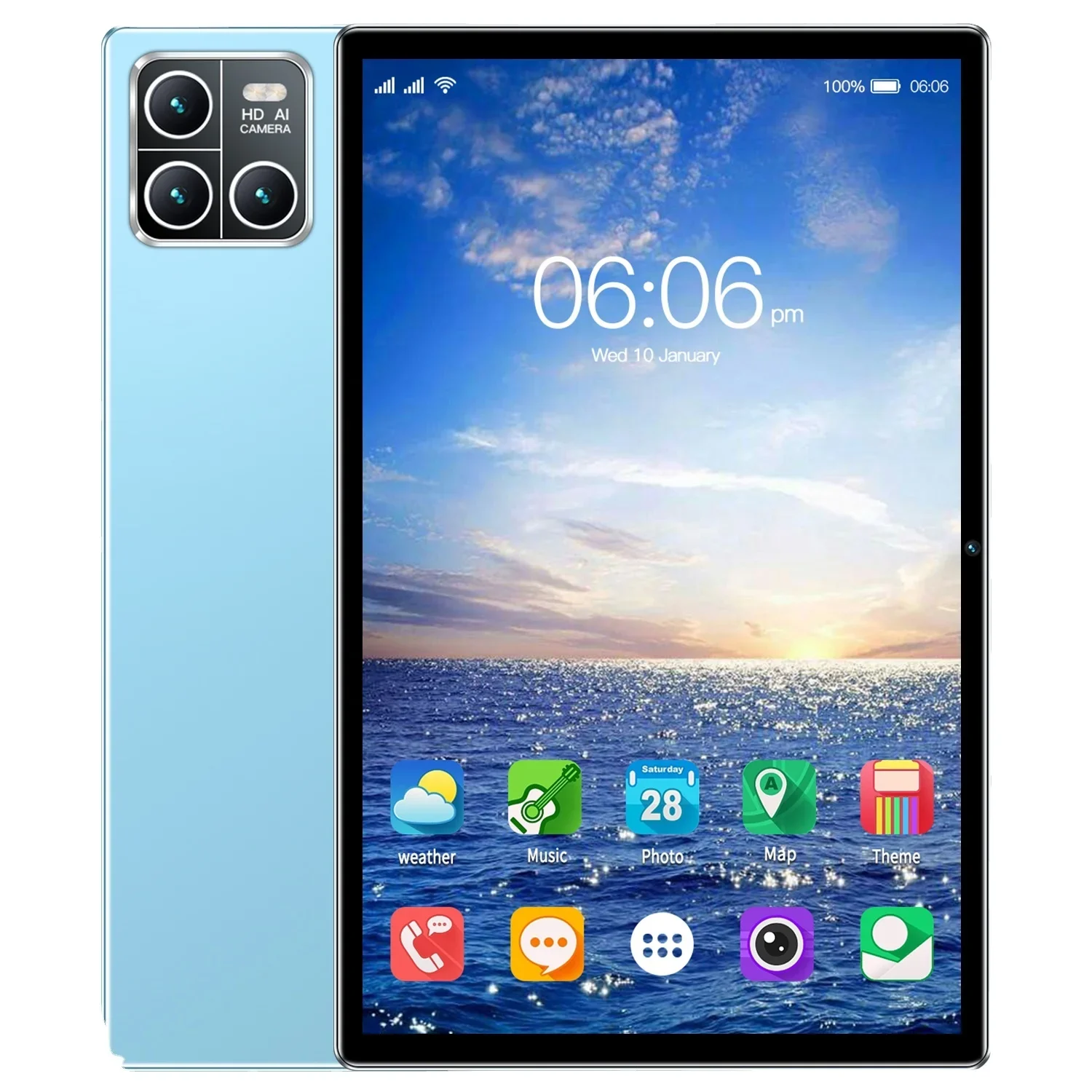 

Tablet X13 pro wholesale dedicated to 10.1-inch large screen 5g 12RAM + 512ROM octave intelligent kids learning tablet