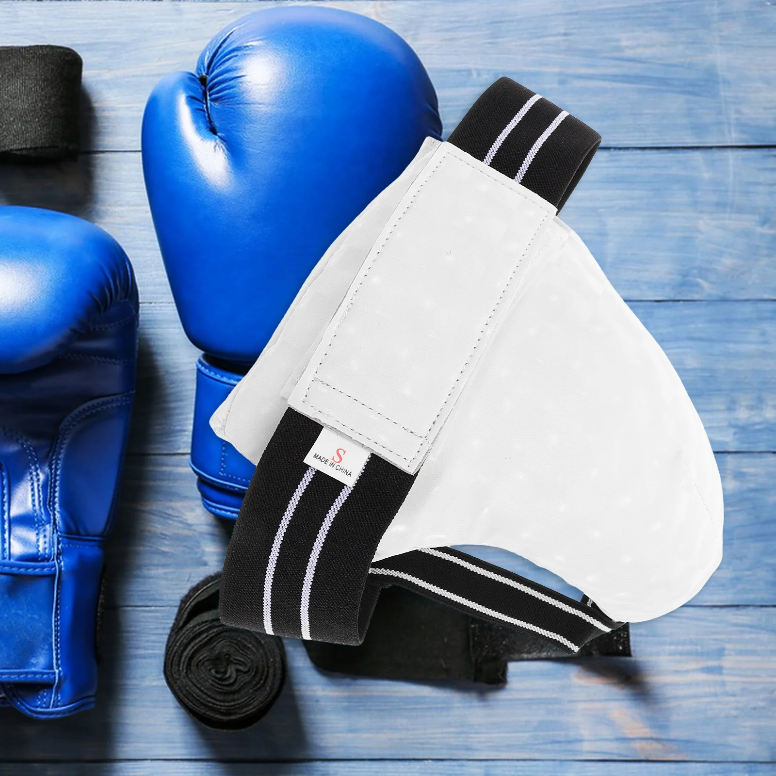 Protector de ingle para niños, Protector de entrepierna reutilizable ajustable para Taekwondo, Karate, boxeo, entrenamiento de artes marciales, protección duradera