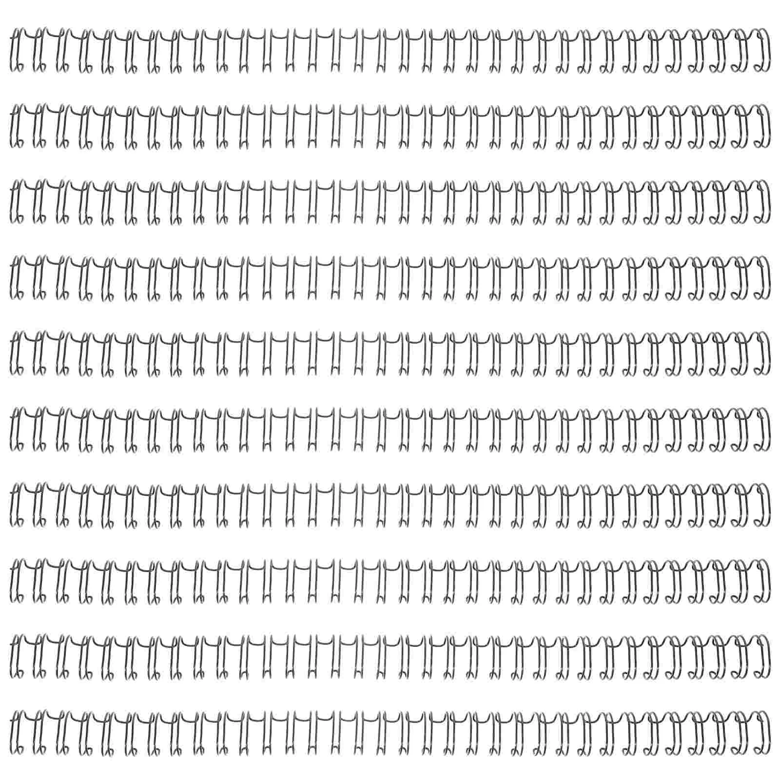 Anneau de reliure pour ordinateur portable, anneaux de fer, classeur, épines, trous, fournitures, adt-lePG, bricolage, 100 pièces