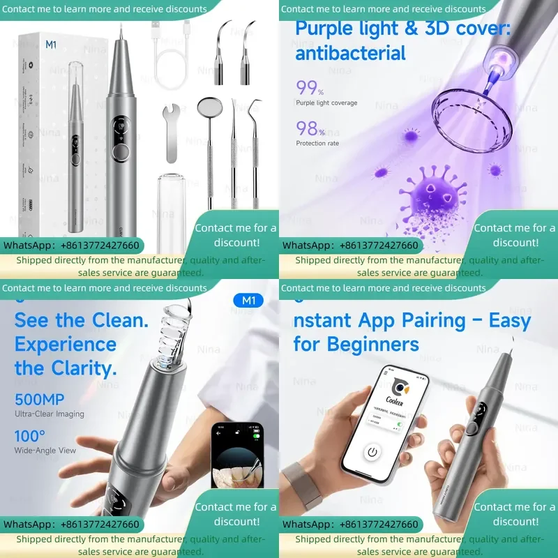M1 Visible Tartar Plaque Whitening Oral Cleaner Machine Plaque Remover Cleaning Kit Calculus Remover