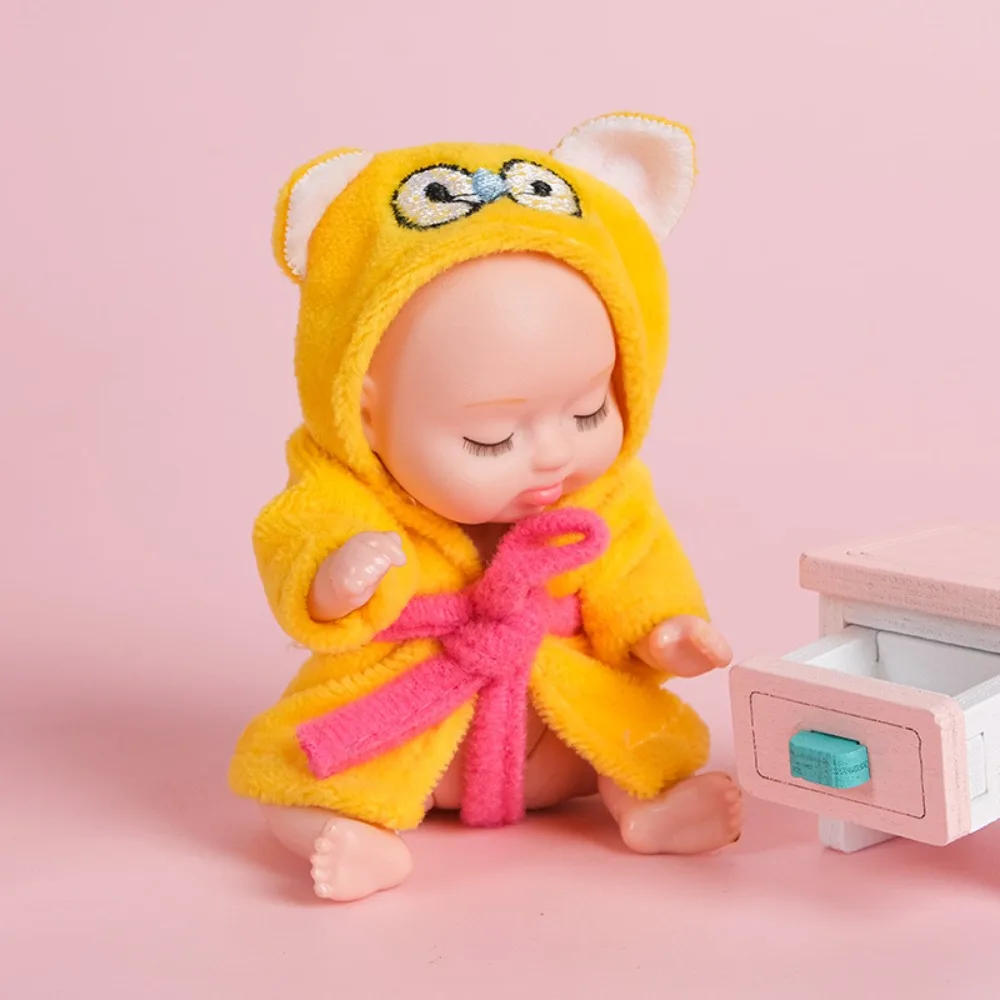 

Fashion 4 Inch Reborn Baby Simulated Adorable Mini Doll With Clothes Lifelike Realistic Baby For Kids