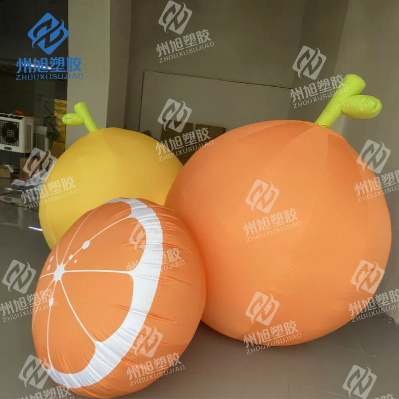 

Customize inflatable orange lemon pear beverage fruit shop promotion decoration advertising