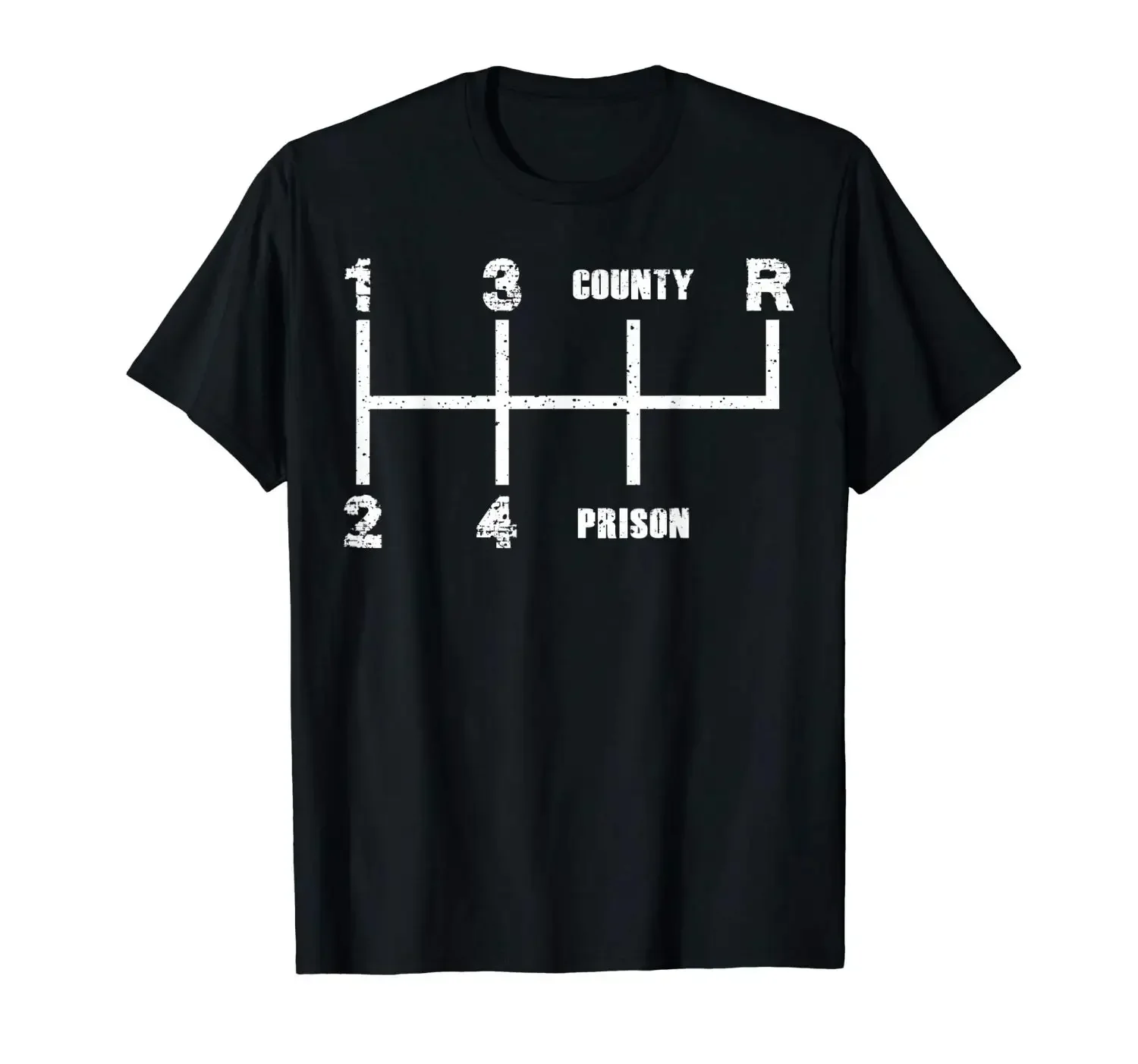 Mechanic Shifting 1 2 3 4 County Prison R T-Shirt 2019 Fashion Unisex Tee