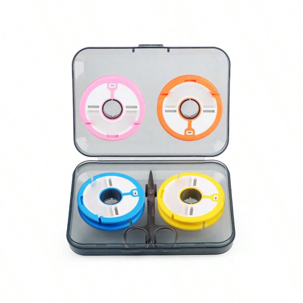Fishing Main Line Box Winding Board 4Axis Silicone Coil Fishing Scissors Fishing Accessories Tool Box Fishing Tackle Supplies