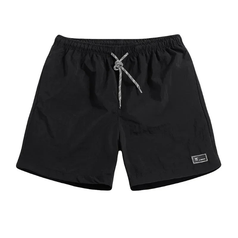 Zomershort Heren Trekkoord Korte Broek Grote Maat Dunne Casual Sneldrogende Print Shorts Zwemmen Surfen Strandkleding Sportdoek