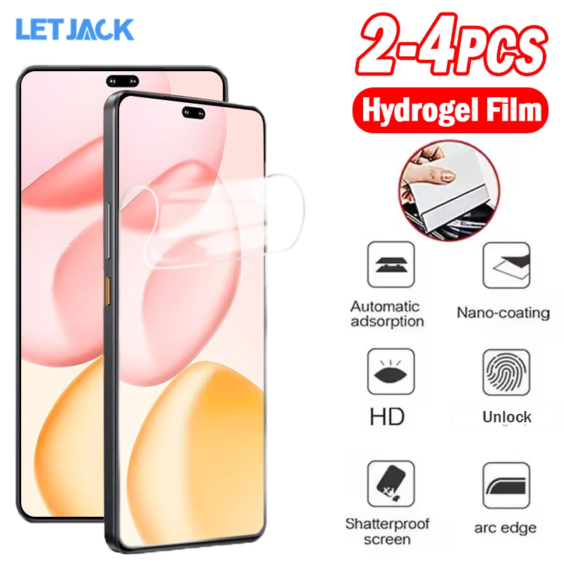 

2-4Piece Explosion-proof Hydrogel Film for Honor 400 Pro 200 90 70 Lite Smart Screen Protector for Honor Magic7 4 Lite Soft Film
