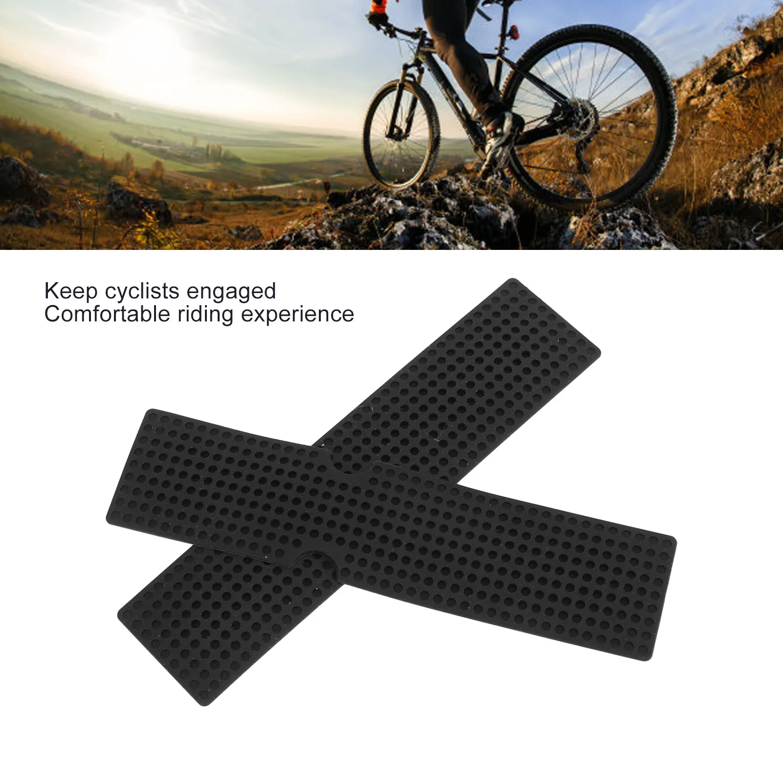 Fiets Stuur Wrap Honingraat Siliconen Schokabsorptie Racefiets Handvat Wrap Fiets Accessoires