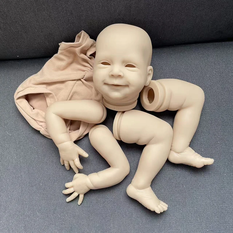 19Inch With Cloth Body Reborn Sebastian Doll Kit Already Painted Kits/Unpainted Kit Soft Touch Fresh Color DIY Doll Parts