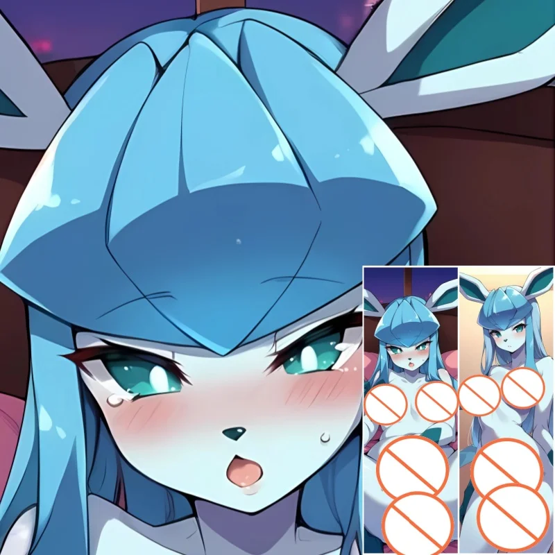 

Dakimakura Anime Pillow Case Glaceon furry nude Double-sided Print Of Life-size Body Pillowcase Gifts Can be Customized