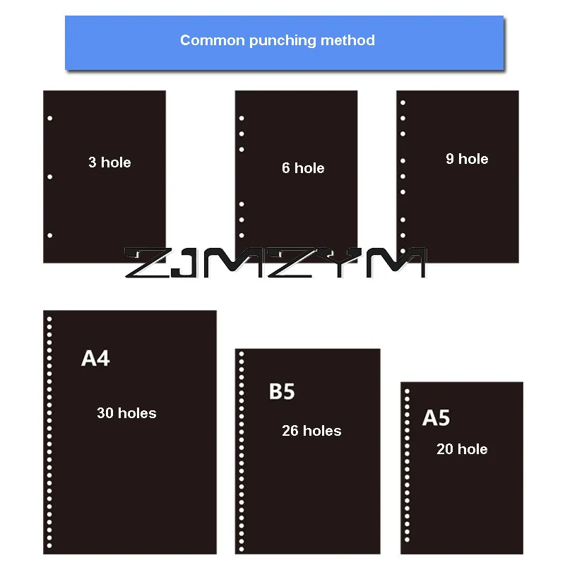 H3018 Wire Binding Machine Ring Binding Punch Card Machine A4 30hole Manual Punching Machine 18 sheets Punching capacity