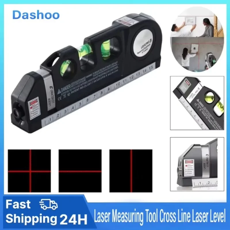 High-precision Measurement Infrared Band Level Ruler Tape Measure Laser Level Ruler for Home Decoration Projection Instrument