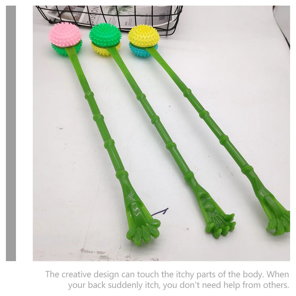 

2pcs Plastic Back Scratcher Long Handle Ergonomic Massage Tool For Adults Itching Relief Portable Body Scratching Stick Durable